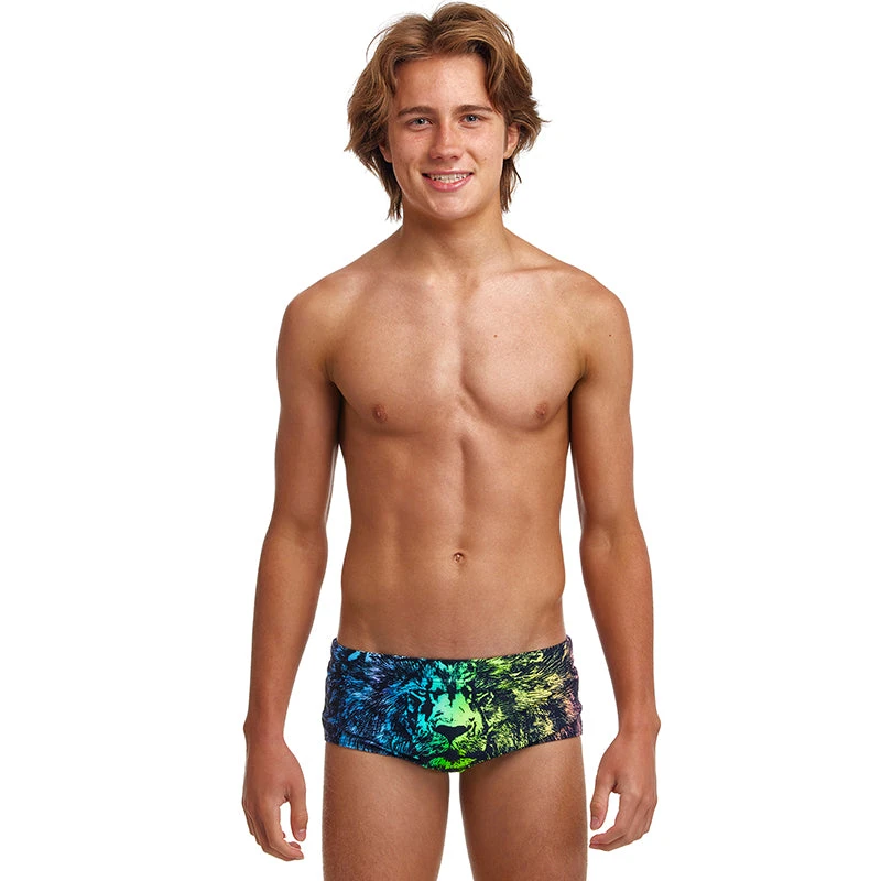 Funky Trunks - Lion Eyes - Boys Sidewinder Trunks 1 Funky Trunks - Lion Eyes - Boys Sidewinder Trunks