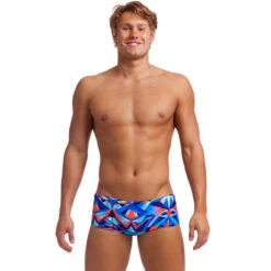 Funky Trunks - Mad Mirror - Mens Sidewinder Trunks
