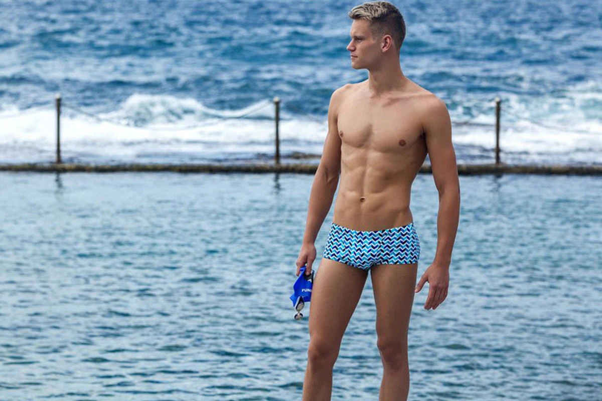 Funky Trunks - Chevron Stream Mens Classic Trunks 8 Funky Trunks - Chevron Stream Mens Classic Trunks - Image 8