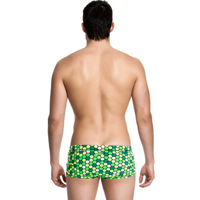 Funky Trunks - Golden Honeycomb Mens Classic Trunk 2 Funky Trunks - Golden Honeycomb Mens Classic Trunk - Image 2