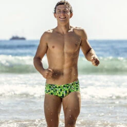 Funky Trunks - Golden Honeycomb Mens Classic Trunk 10 Funky Trunks - Golden Honeycomb Mens Classic Trunk -Funky Trunks funky trunks mens swimwear classic trunk golden honeycomb 5