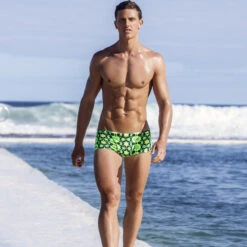Funky Trunks - Crystal Gold Mens Classic Trunks -Funky Trunks funky trunks mens swimwear crystal gold classic trunks 5
