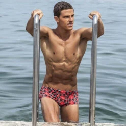 Funky Trunks - Crystal Flame Mens Classic Trunks -Funky Trunks funky trunks mens swimwear trunks crystal flame 4