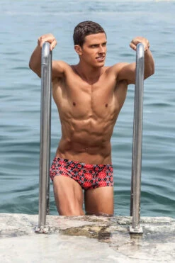 Funky Trunks - Crystal Flame Mens Classic Trunks -Funky Trunks funky trunks mens swimwear trunks crystal flame 5
