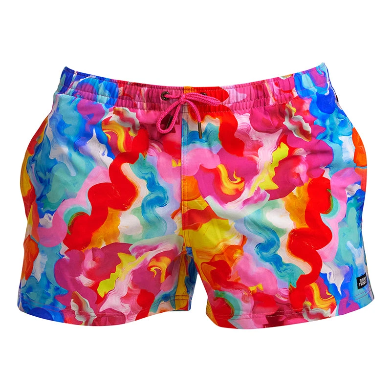 Funky Trunks - Messy Monet - Mens Shorty Shorts Short 2 Funky Trunks - Messy Monet - Mens Shorty Shorts Short - Image 2