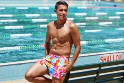 Funky Trunks - Messy Monet - Mens Shorty Shorts Short 9 Funky Trunks - Messy Monet - Mens Shorty Shorts Short -Funky Trunks funky trunks messy monet mens shorty shorts short 5