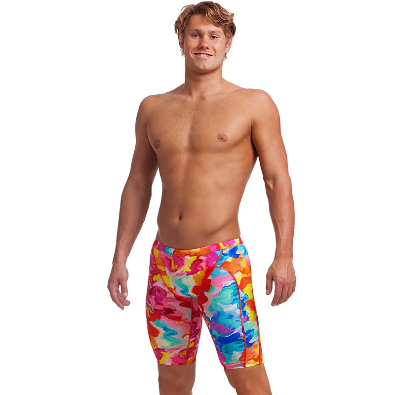 Funky Trunks - Messy Monet - Mens Training Jammers 1 Funky Trunks - Messy Monet - Mens Training Jammers