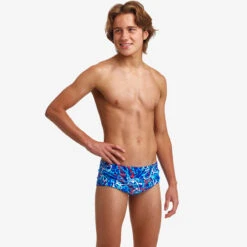Funky Trunks - Mr Squiggle - Boys Sidewinder Trunks -Funky Trunks funky trunks mr squiggle boys sidewinder trunks 4