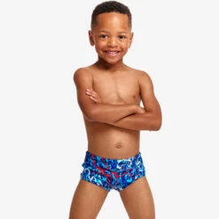 Funky Trunks - Mr Squiggle - Toddlers Boys Printed Trunks -Funky Trunks funky trunks mr squiggle toddlers boys printed trunks 4