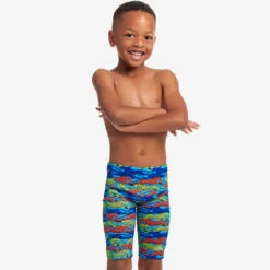 Funky Trunks - No Cheating - Toddler Boys Eco Miniman Jammers -Funky Trunks funky trunks no cheating toddler boys eco miniman jammers 4