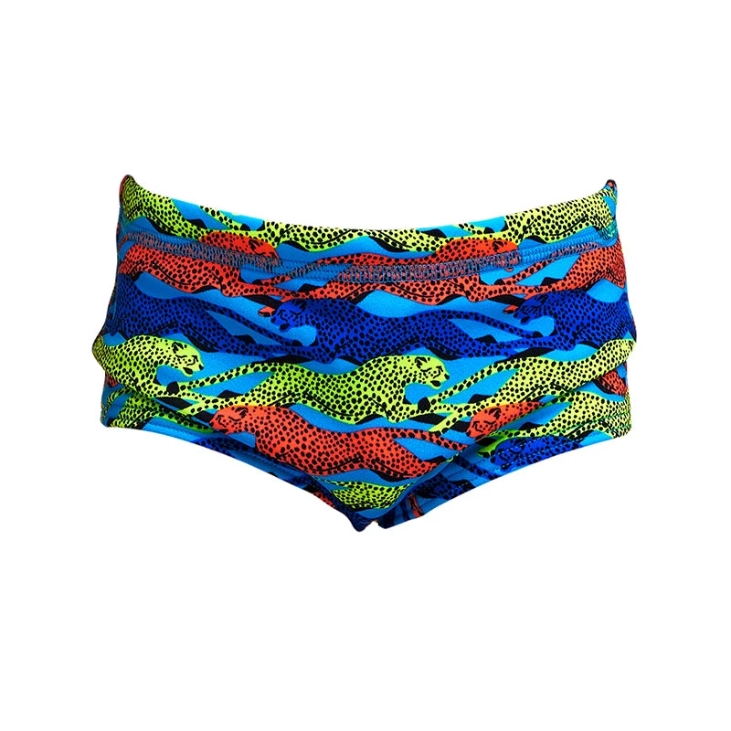 Funky Trunks - No Cheating - Toddler Boys Eco Printed Trunks 2 Funky Trunks - No Cheating - Toddler Boys Eco Printed Trunks - Image 2