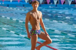 Funky Trunks - Packed Lunch - Mens Plain Front Trunks -Funky Trunks funky trunks packed lunch mens plain front trunks 5