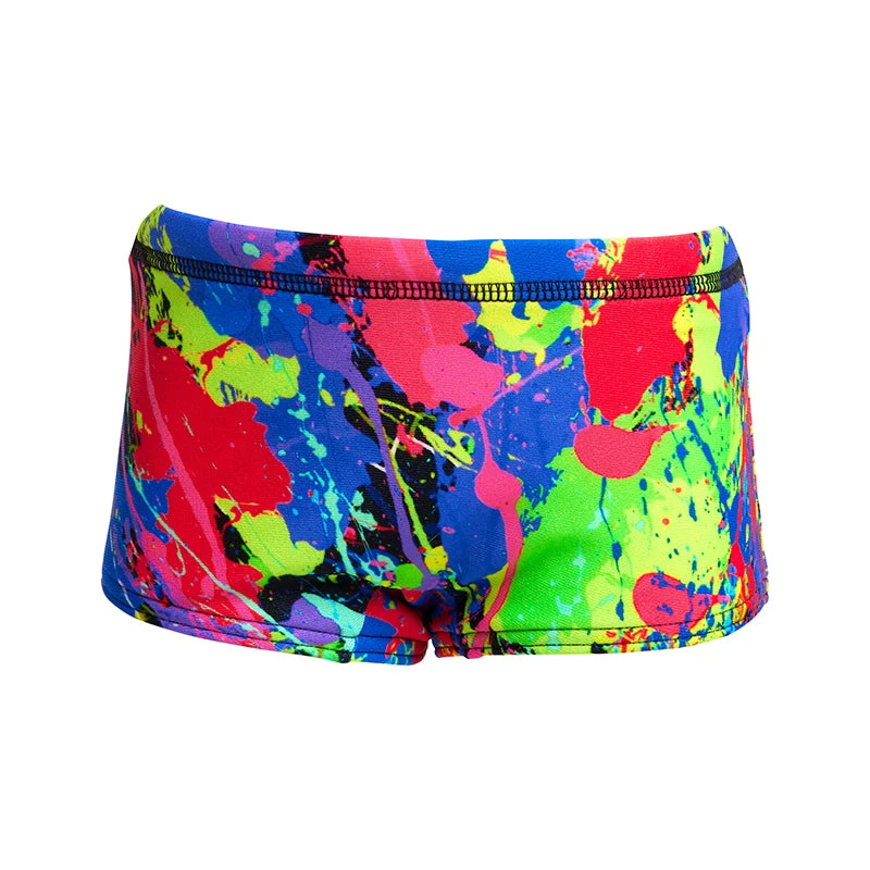 Funky Trunks - Paint Smash - Toddler Boys Printed Trunks 2 Funky Trunks - Paint Smash - Toddler Boys Printed Trunks - Image 2