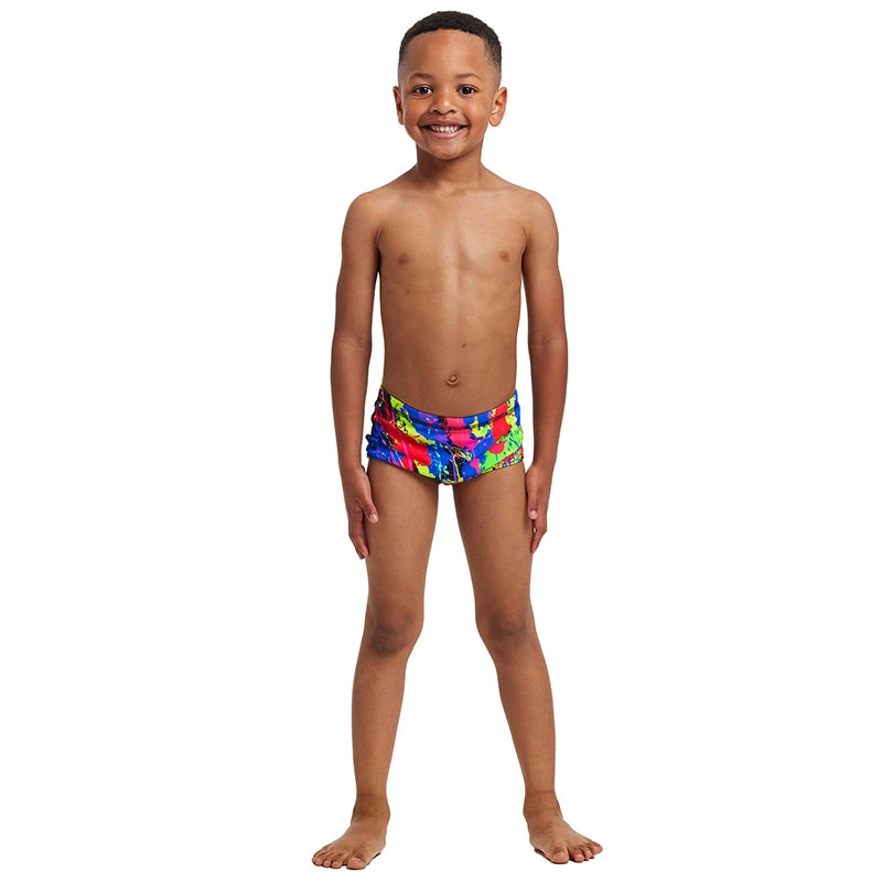 Funky Trunks - Paint Smash - Toddler Boys Printed Trunks 5 Funky Trunks - Paint Smash - Toddler Boys Printed Trunks - Image 5