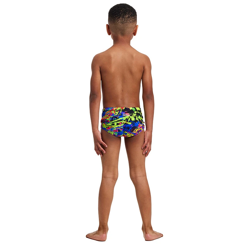 Funky Trunks - Paint Smash - Toddler Boys Printed Trunks 6 Funky Trunks - Paint Smash - Toddler Boys Printed Trunks - Image 6