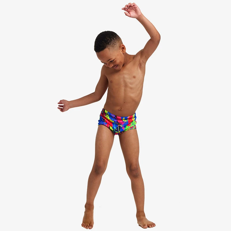Funky Trunks - Paint Smash - Toddler Boys Printed Trunks 8 Funky Trunks - Paint Smash - Toddler Boys Printed Trunks - Image 8