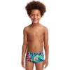 Funky Trunks - Palm Off - Toddler Boys Eco Printed Trunks