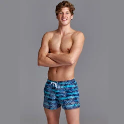 Funky Trunks - Palm Pilot - Mens Shorty Shorts Short -Funky Trunks funky trunks palm pilot mens shorty shorts short 4