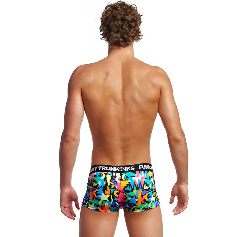 Funky Trunks - Paper Cut - Mens Underwear Trunks 3 Funky Trunks - Paper Cut - Mens Underwear Trunks - Image 3