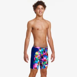Funky Trunks - Patch Panels - Boys Training Jammers -Funky Trunks funky trunks patch panels boys training jammers 6