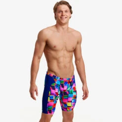 Funky Trunks - Patch Panels - Mens Training Jammers -Funky Trunks funky trunks patch panels mens training jammers 5