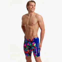 Funky Trunks - Patch Panels - Mens Training Jammers -Funky Trunks funky trunks patch panels mens training jammers 6