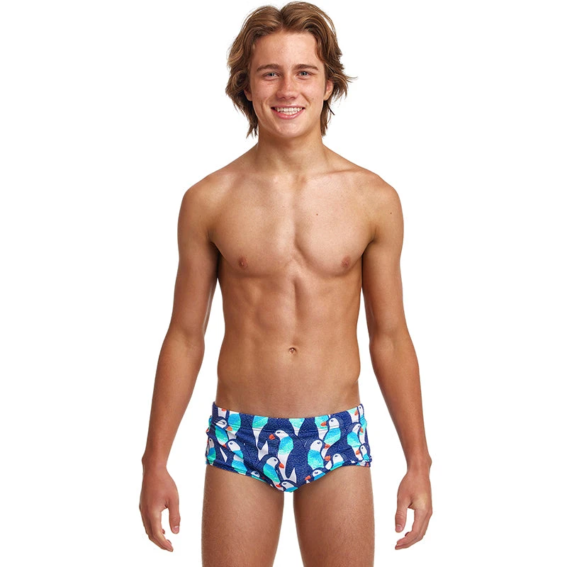 Funky Trunks - Pengoo Parade - Boys Sidewinder Trunks 1 Funky Trunks - Pengoo Parade - Boys Sidewinder Trunks