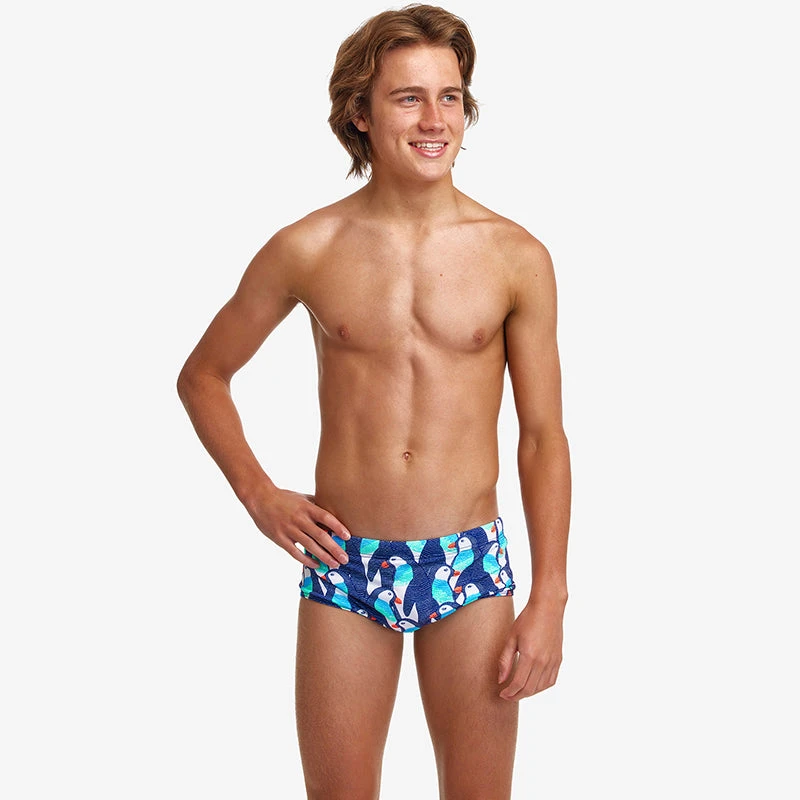 Funky Trunks - Pengoo Parade - Boys Sidewinder Trunks 4 Funky Trunks - Pengoo Parade - Boys Sidewinder Trunks - Image 4