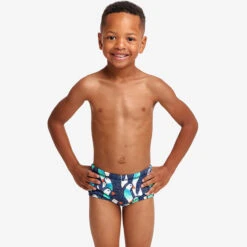 Funky Trunks - Pengoo Parade - Toddler Boys Printed Trunks -Funky Trunks funky trunks pengoo parade toddler boys printed trunks 4