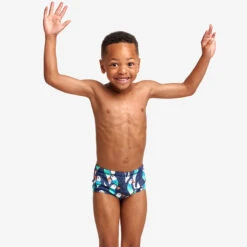 Funky Trunks - Pengoo Parade - Toddler Boys Printed Trunks -Funky Trunks funky trunks pengoo parade toddler boys printed trunks 5