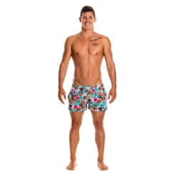 Funky Trunks - Pic Mix Mens Shorty Shorts Short -Funky Trunks funky trunks pic mix mens shorty shorts short 4