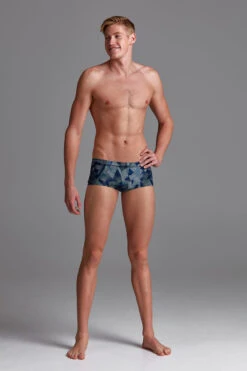 Funky Trunks - Pointillism - Mens Plain Front Trunks -Funky Trunks funky trunks pointillism mens plain front trunks 5
