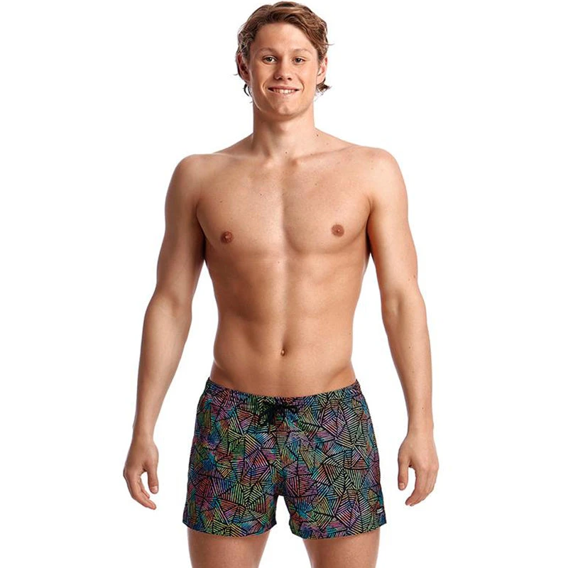 Funky Trunks - Poison Pop Mens Shorty Shorts Short 1 Funky Trunks - Poison Pop Mens Shorty Shorts Short