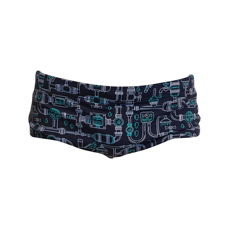 Funky Trunks - Pooped - Boys Eco Sidewinder Trunks 2 Funky Trunks - Pooped - Boys Eco Sidewinder Trunks - Image 2