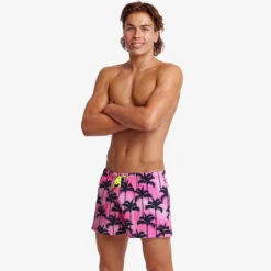 Funky Trunks - Pop Palms - Mens Shorty Shorts Short -Funky Trunks funky trunks pop palms mens shorty shorts short 4