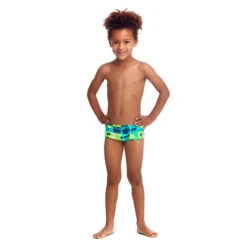 Funky Trunks - Pop Tropo - Toddler Boys Printed Trunks -Funky Trunks funky trunks pop tropo toddler boys printed trunks 5