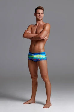 Funky Trunks - Prancercise - Mens Plain Front Trunks -Funky Trunks funky trunks prancercise mens plain front trunks 3