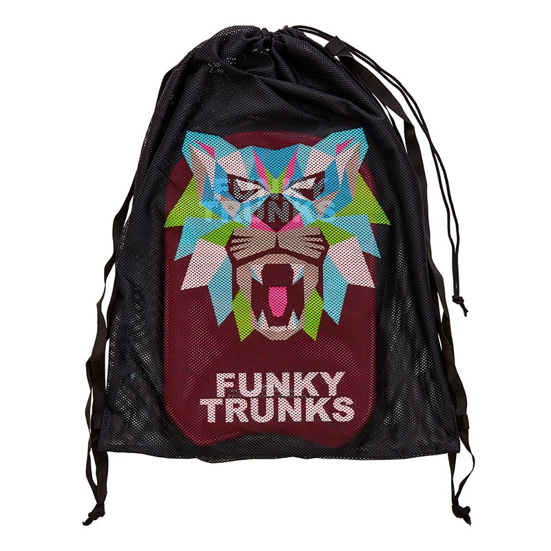 Funky Trunks - Primal Predator Mesh Gear Bag 1 Funky Trunks - Primal Predator Mesh Gear Bag