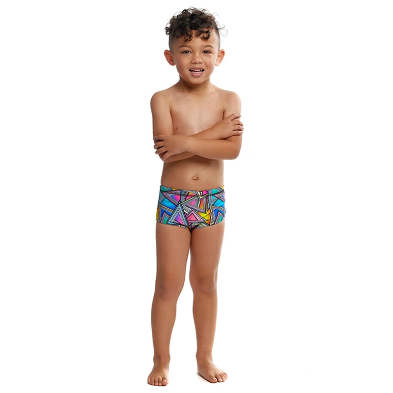 Funky Trunks - Prism Break - Toddler Boys Printed Trunks 4 Funky Trunks - Prism Break - Toddler Boys Printed Trunks - Image 4