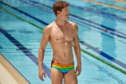 Funky Trunks - Rainbow Racer - Men's Classic Briefs -Funky Trunks funky trunks rainbow racer mens classic briefs 4