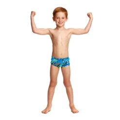 Funky Trunks - Rock Steady Toddler Boys Printed Trunk -Funky Trunks funky trunks rock steady boys toddler printed trunk 5