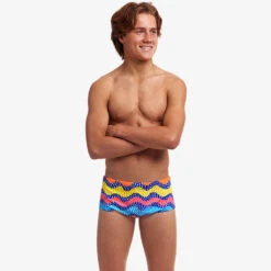Funky Trunks - Rocky Wave - Boys Sidewinder Trunks -Funky Trunks funky trunks rocky wave boys sidewinder trunks 4