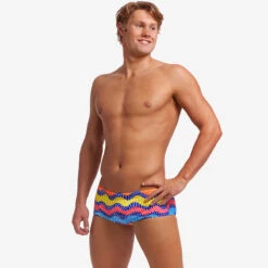 Funky Trunks - Rocky Wave - Mens Sidewinder Trunks -Funky Trunks funky trunks rocky wave mens sidewinder trunks 4