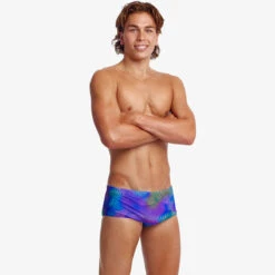 Funky Trunks - Screen Time - Mens Sidewinder Trunks -Funky Trunks funky trunks screen time mens sidewinder trunks 4