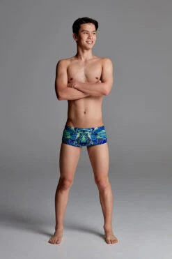 Funky Trunks - Sea Wolf Boys Classic Trunks -Funky Trunks funky trunks sea wolf boys classic trunks 4