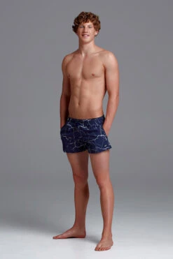 Funky Trunks - Silver Lining - Mens Shorty Shorts -Funky Trunks funky trunks silver lining mens shorty shorts 4