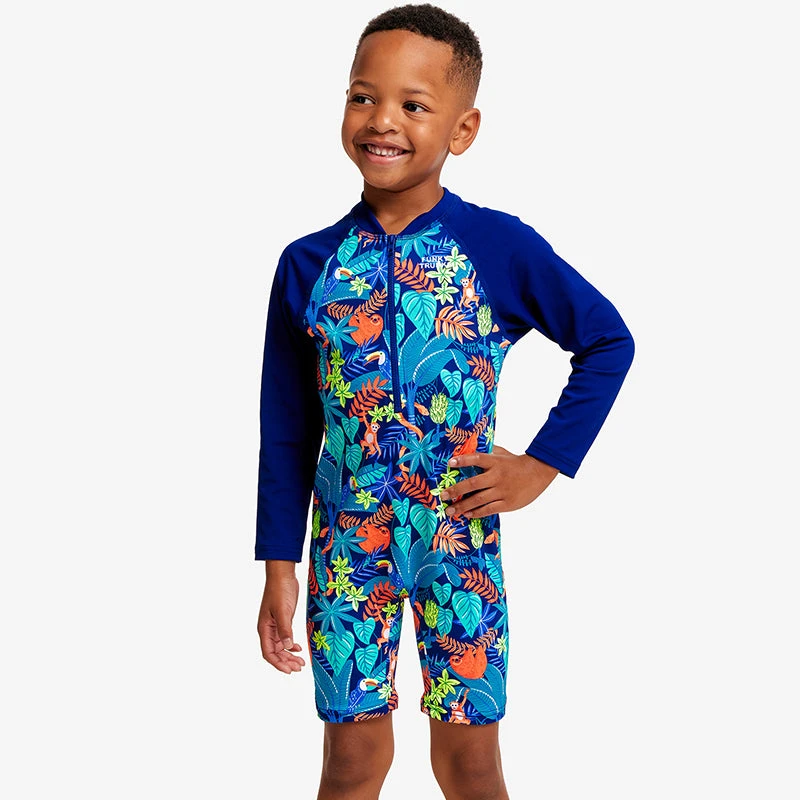 Funky Trunks - Slothed - Toddler Boys Go Jump Suit 4 Funky Trunks - Slothed - Toddler Boys Go Jump Suit - Image 4