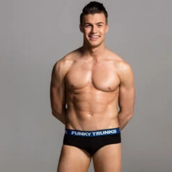 Funky Trunks - Still Black - Mens Underwear Briefs -Funky Trunks funky trunks still black mens underwear briefs 3