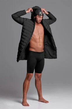 Funky Trunks - Still Black - Unisex Puff Daddy Deck Coat Jacket -Funky Trunks funky trunks still black unisex puff daddy deck coat jacket 9