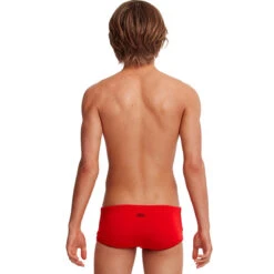 Funky Trunks - Still Red Boys Classic Trunks -Funky Trunks funky trunks still red boys plain trunks 3
